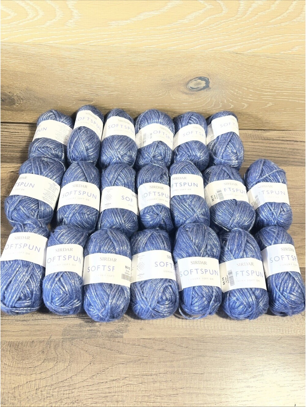 Sirdar Softspun Luxury Soft DK Yarn – Sinder Blue – Lot of 20 Skeins – New